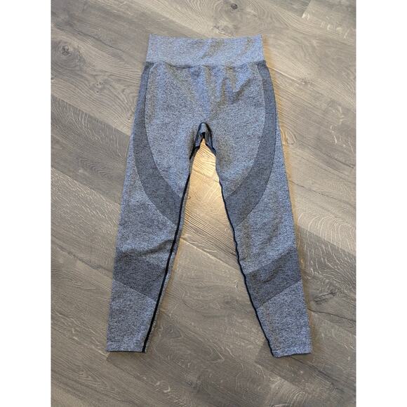 Victoria's Secret PINK Butt-Lift Seamless Leggings Marl Grey SZ L - Picture 1 of 5